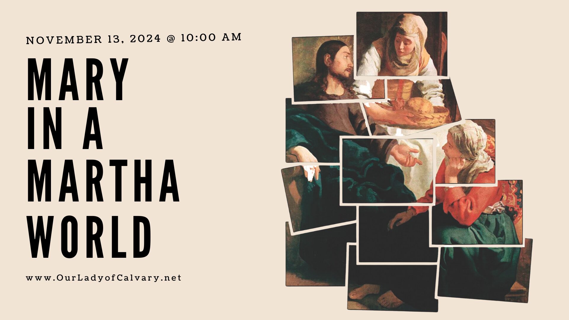 Retreat Day: Mary in a Martha World